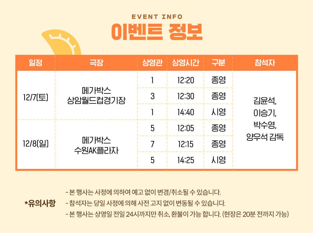 MEET PLAY SHARE, 메가박스 [메가박스]<대가족> 개봉 전주 무대인사